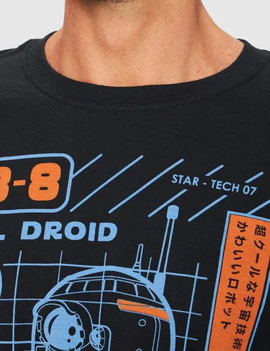Vista 3 de Camisetas Funko Pop! para hombre Ep 7 - BB-8 Blueprint