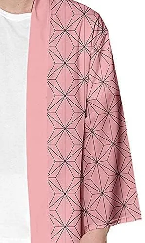 Vista 5 de Kimetsu no Yaiba Agatsuma Zenitsu Kamado Tanjirou Tomioka Giyuu Cosplay Disfraz Anime Kimono Traje