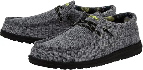 Vista 2 de Hey Dude Wally Break Cali - Mocasines con cordones para hombre cómodos y ligeros