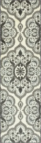 Vista 23 de Maples Rugs Vivian Medallion - Alfombra de área, fabricada en Estados Unidos, lavable, antideslizante, alfombra de interior para cocina, entrada