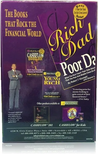 Vista 2 de Rich Dad CashFlow 101 - Juego de mesa de gestión financiera (mini regalo gratis)