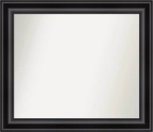 Vista 85 de Amanti Art Espejo personalizado, espejo de baño negro puente, espejo de pared o espejo de tocador de baño sobre el fregadero (26 x 26 pulgadas)