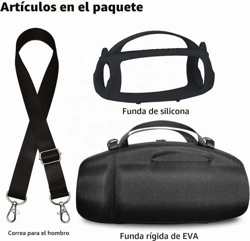 Vista 2 de Funda de silicona para altavoz Bluetooth portátil JBL Charge 4/5