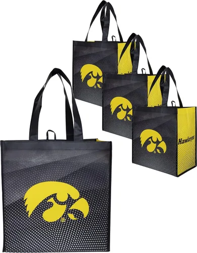 Vista 6 de FOCO Bolsas de compras reutilizables con logotipo del equipo de la NCAA