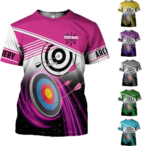 Vista 6 de Camisas de tiro con arco personalizadas para hombre, camisetas con nombre personalizado y nombre del equipo, camisas polo S-5XL Tiro con arco 10