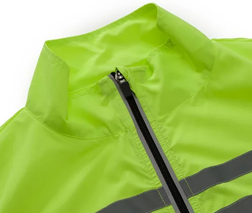 Vista 3 de bpbtti Chaleco de seguridad Hi-Viz para hombre, chaleco cortavientos sin mangas, resistente al viento y reflectante
