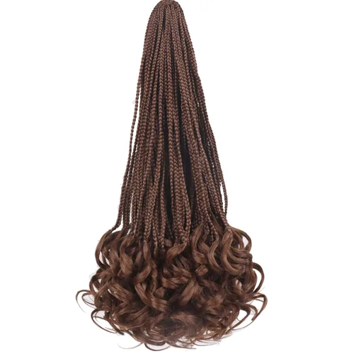 Vista 53 de Cabello para Trenzas Rizo Francés Color 1 Trenzas de Ganchillo Rizo Francés 10 Pulgadas Trenzas de Caja Cabello de Ganchillo para Mujeres y Niños