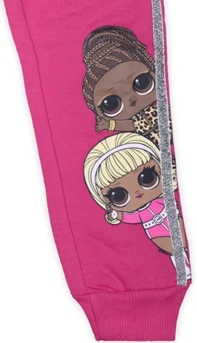 Vista 3 de L.O.L. Surprise! Dolls 2 Pack Jogger Sweatpants for Little Girls Aqua or Pink