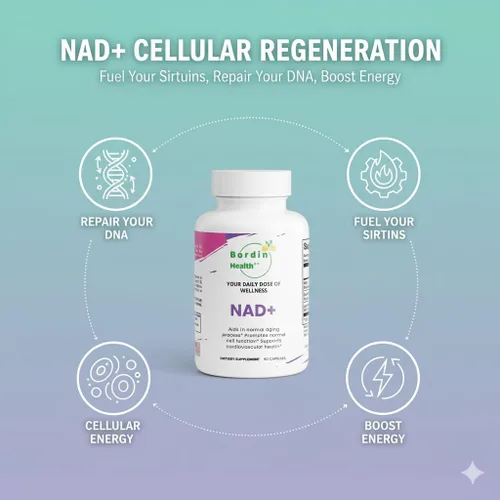 Vista 4 de Regeneración celular NAD+ premium con quercetina y resveratrol 500mg Suplemento avanzado antienvejecimiento y vitalidad Reparación celular