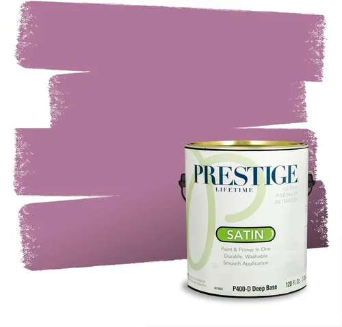 Vista 398 de Prestige Paints Pintura exterior e imprimación en uno, 1 galón, plano, coincidencia comparable de Valspar* Amber Rose*