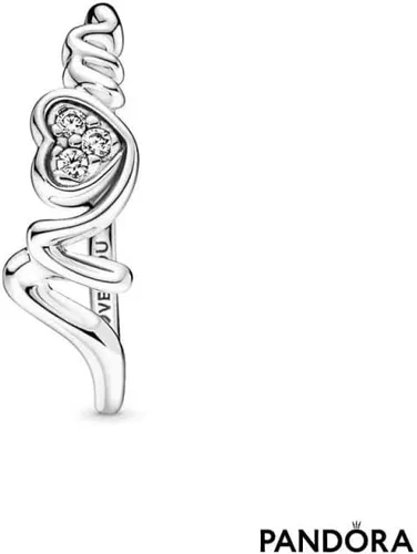Vista 3 de PANDORA Anillo de corazón para mamá