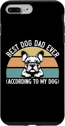 Vista 12 de French Bulldog Lover Best Dog Dad Ever Funny Pet Parent Gift Case for iPhone 17