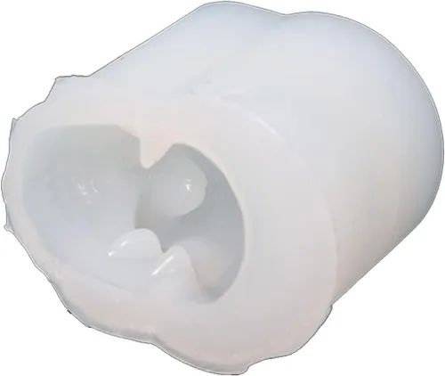 Vista 8 de Molde de resina DIY Artesanía Pulsera Colgante Molde de Silicona Hecho a Mano Cráneo para Cabeza para Llavero Molde de Fundición de Resina Artesanía