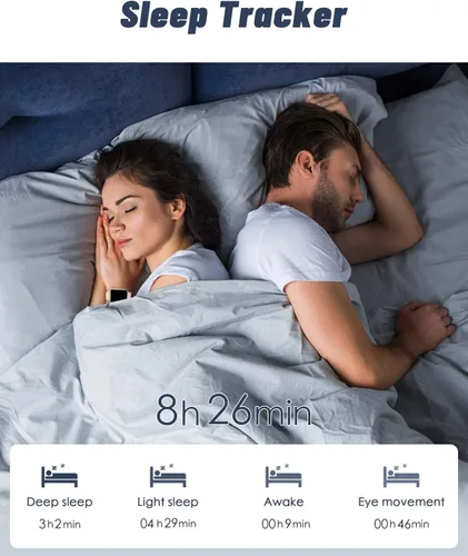 Vista 6 de GRV Reloj inteligente para mujer, llamada Bluetooth, para iPhone Android Rosa bebé