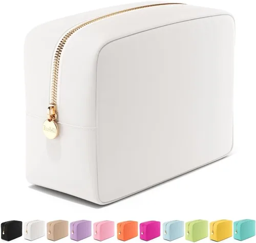 Vista 30 de Bolsa de Maquillaje de Viaje Embla Bolsa de Artículos de Aseo de Viaje, Negro, Mini, Mini