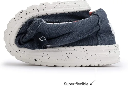 Vista 5 de Hey Dude Wally - Mocasines unisex para adultos, colección Wally Stretch