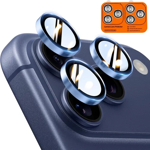 Vista 79 de TOCOL Protector de lente de cámara para iPhone 13 / iPhone 13 Mini vidrio templado HD individual resistente a los arañazos, accesorios compatibles