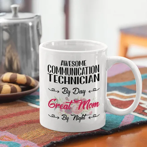 Vista 182 de Mother's Day Gift From Daughter, Son To Mom 11oz, 15oz White Ceramic Mug - Gis Manager