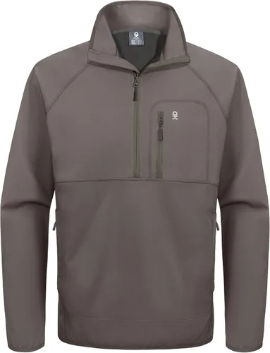 Vista 12 de Little Donkey Andy Chaqueta de golf con cremallera corta para hombre Negro