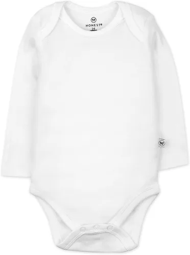 Vista 2 de HonestBaby baby-boys Long Sleeve Bodysuits Multipack Organic Cotton for Infant Baby Boys