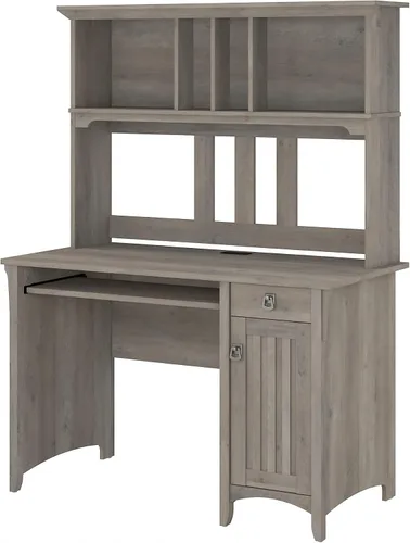 Vista 11 de Bush Furniture Salinas Mission escritorio con gabinete, Madera