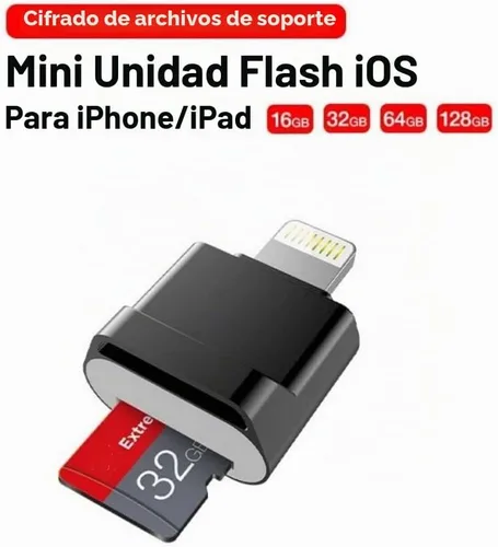 Vista 4 de [Certificado MFi de Apple] Lector de tarjetas micro SD para iPhone iPad, lector de tarjetas Lightning a Micro SD/TF, adaptador de lectura