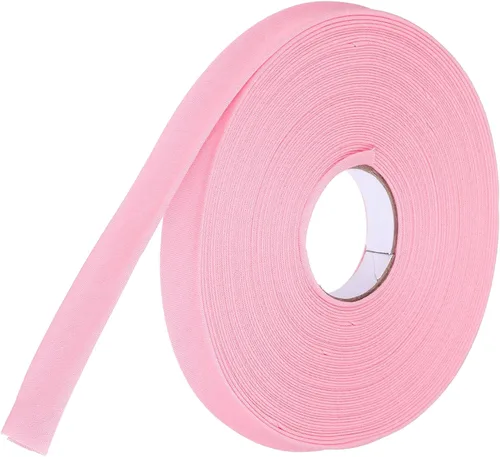 Vista 165 de MECCANIXITY Cinta al bies de doble pliegue de 1 pulgada, cinta al bies de poliéster continua a granel para coser, costura, acolchado, dobladillo