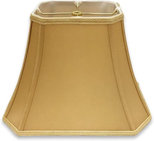 Vista 14 de Royal Designs, Inc. Sombra de lámpara de campana con corte rectangular, diseño de araña, cáscara de huevo, 8 x 14 x 10.6, 2 Pk, DSO-68-14EG-2