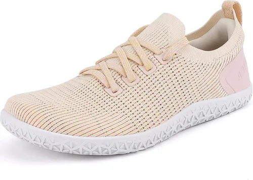 Vista 9 de ASITVO Women's Wide Barefoot Zero Drop Sole Minimalist Width Toe Box Walking Shoes Sneakers Colourful Knit Upper