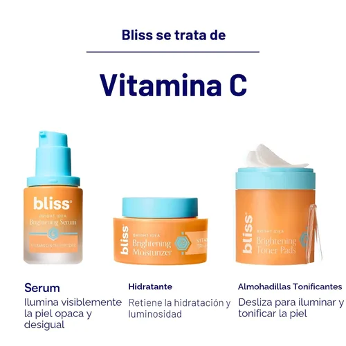 Vista 9 de Bliss Bright Idea - Suero facial de Vitamina C & Tri-péptido, protege y ilumina la piel, reduce las manchas oscuras y reafirma visiblemente la piel