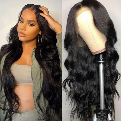 Vista 11 de Pelucas de encaje frontal de 13x4 Highlight Ombre de cabello humano ondulado 4/27 color rubio miel 9A sin pegamento HD encaje frontal transparente