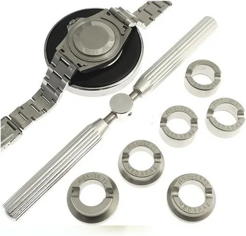 Vista 3 de Herramientas de reparación de relojes profesional 5537 reloj trasero abridor Closer Remover para Rolex Tudor, Moderno