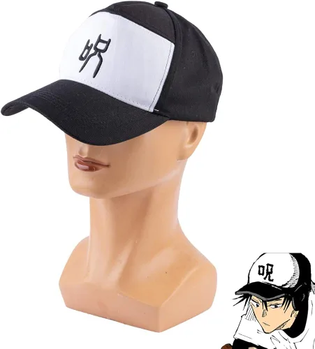 Vista 3 de Jujutsu Kaisen - Gorra de béisbol de anime, hip-hop, plano, ajustable, Multicolor