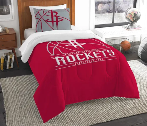 Vista 23 de Northwest NBA Unisex-Adult Comforter and Sham Set Golpe inverso