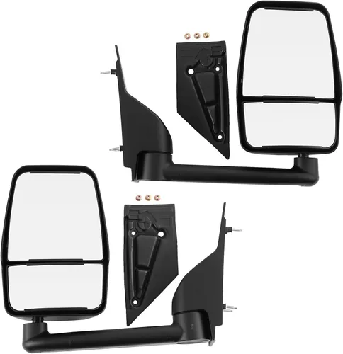 Vista 9 de JDMSPEED Espejo retrovisor lateral izquierdo del conductor compatible con Chevy Express GMC Savana 1500/2500/3500 2003-2019 con ajuste manual