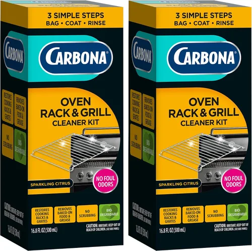 Vista 10 de Carbona Limpiador para Rejilla de Horno y Parrilla Elimina la Grasa Gruesa y la Acumulación Solución de Limpieza para Parrilla y Barbacoa 16.8