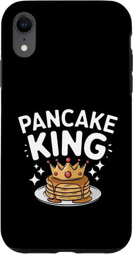 Vista 24 de iPhone 16 Pancake King Hotcake Lover Maker Baker Foodies Men Dad Boys Case