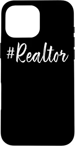 Vista 19 de Hashtag Realtor Real Estate Agent Business Gifts Funny Quote Case for iPhone 17