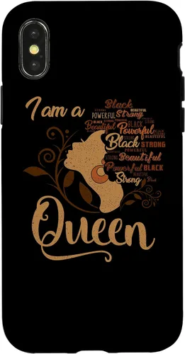 Vista 5 de Funda para iPhone 16 BLM Melanin Women I'm a Queen African American Black Pride