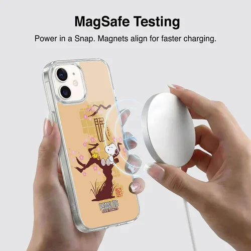 Vista 206 de Carcasa de gel para iPhone 7 Plus/iPhone 8 Plus, diseño de Snoopy Oriental de Peanuts, Badges