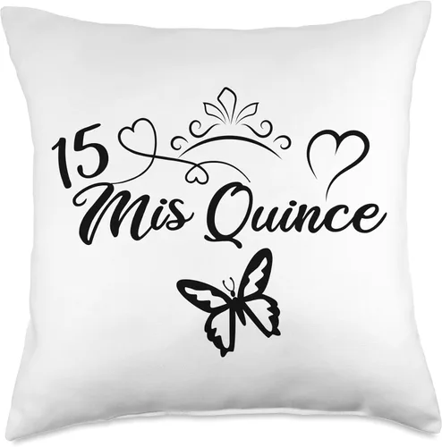 Vista 5 de Quinceanera Mis 15 Anos 15th Membrillo Almohada