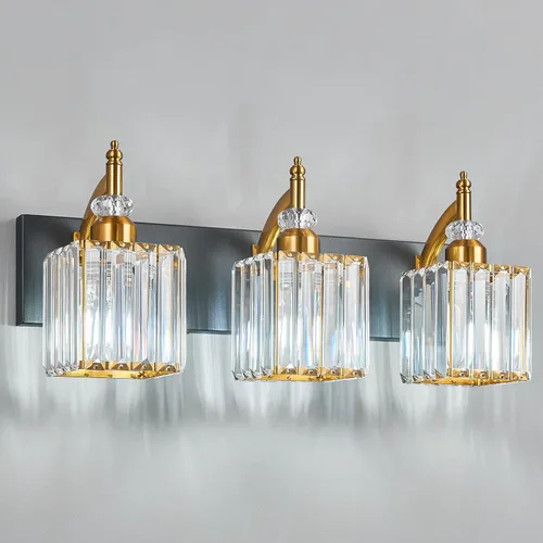 Vista 18 de Juego de dos apliques de pared modernos negros para interiores, lámpara de pared de cristal, lámpara de pared montada en la pared, aplique de pared