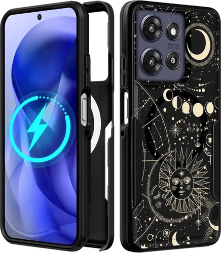Vista 113 de Funda para Moto G 5G 2024 – Compatible con MagSafe para mujeres y niñas, bonita funda protectora magnética para teléfono, diseño femenino Kawaii