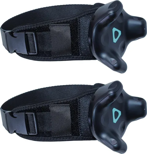 Vista 2 de Skywin VR Tracker Straps for HTC Vive System Tracker Puck (2 Pack) - Adjustable Straps for Leg Object and Full-Body Tracking in Virtual Reality