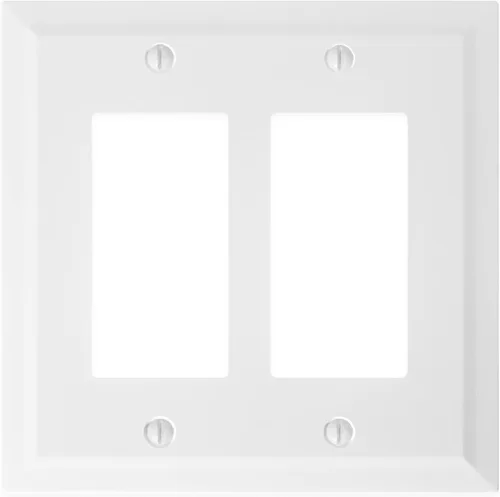 Vista 13 de Questech Cubiertas de tomacorrientes, placas de pared dúplex individuales, placas de interruptor de 1 banda, tamaño estándar, cubiertas de toma