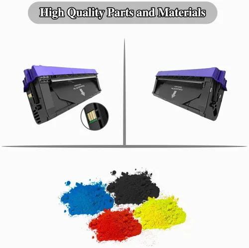 Vista 4 de TOPRINT SP C252 C262 C252HA C262HA 4 Colores Cartuchos de tóner compatibles Cartuchos de impresión de alta capacidad 6500 páginas para negro y 6000