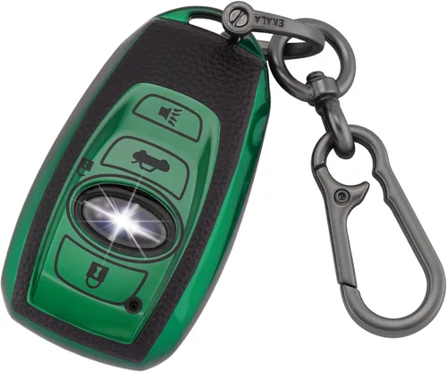 Vista 7 de EKALA Funda para llavero Subaru con llavero compatible con Crosstrek/Forester/Outback 2024 para Subaru Impreza WRX STI BRZ Crosstrek Ascent Legacy 4