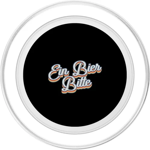 Vista 2 de Oktoberfest Ein Bier Bitte Retro Divertido Vintage Alemán Cerveza PopSockets MagSafe PopGrip para iPhone