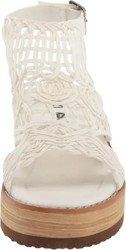 Vista 2 de MUK LUKS Sandalias de cuña alta voladoras para mujer