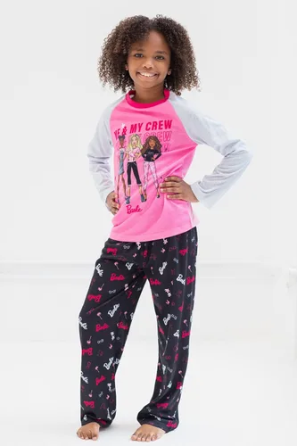 Vista 2 de Barbie Conjunto de pijama y pantalones para niñas pequeñas a grandes